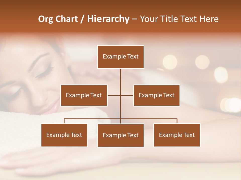 A Woman Getting A Back Massage In A Spa PowerPoint Template