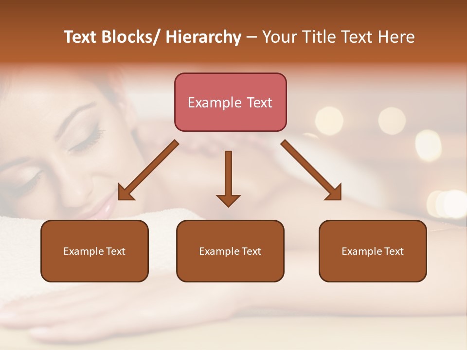 A Woman Getting A Back Massage In A Spa PowerPoint Template