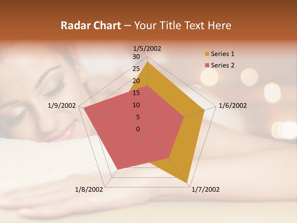 A Woman Getting A Back Massage In A Spa PowerPoint Template