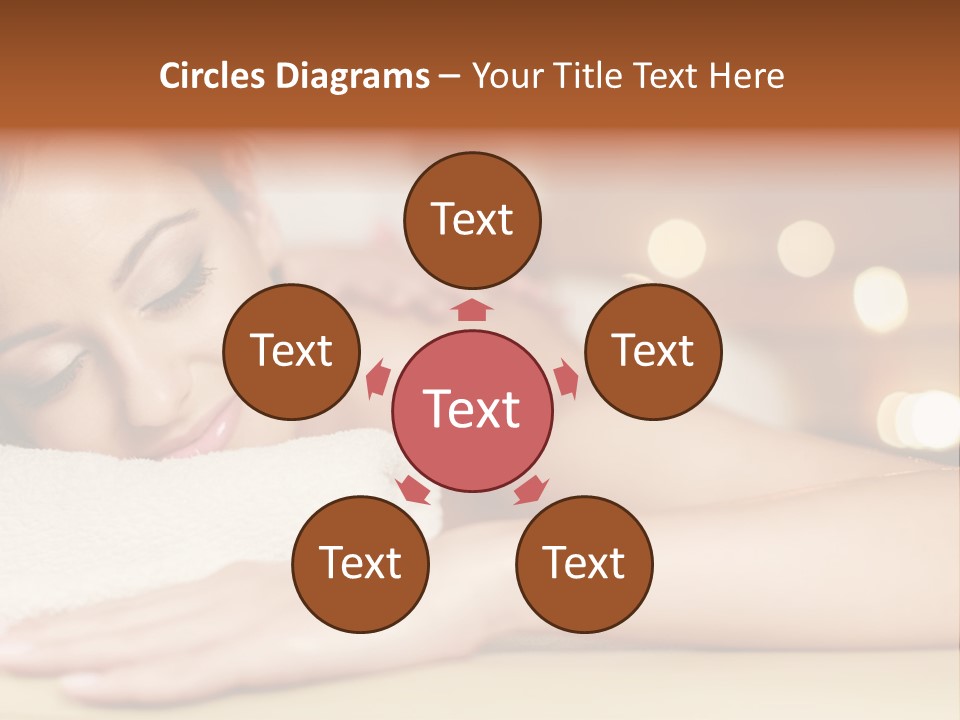 A Woman Getting A Back Massage In A Spa PowerPoint Template