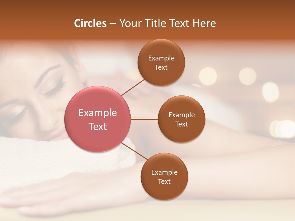 A Woman Getting A Back Massage In A Spa PowerPoint Template