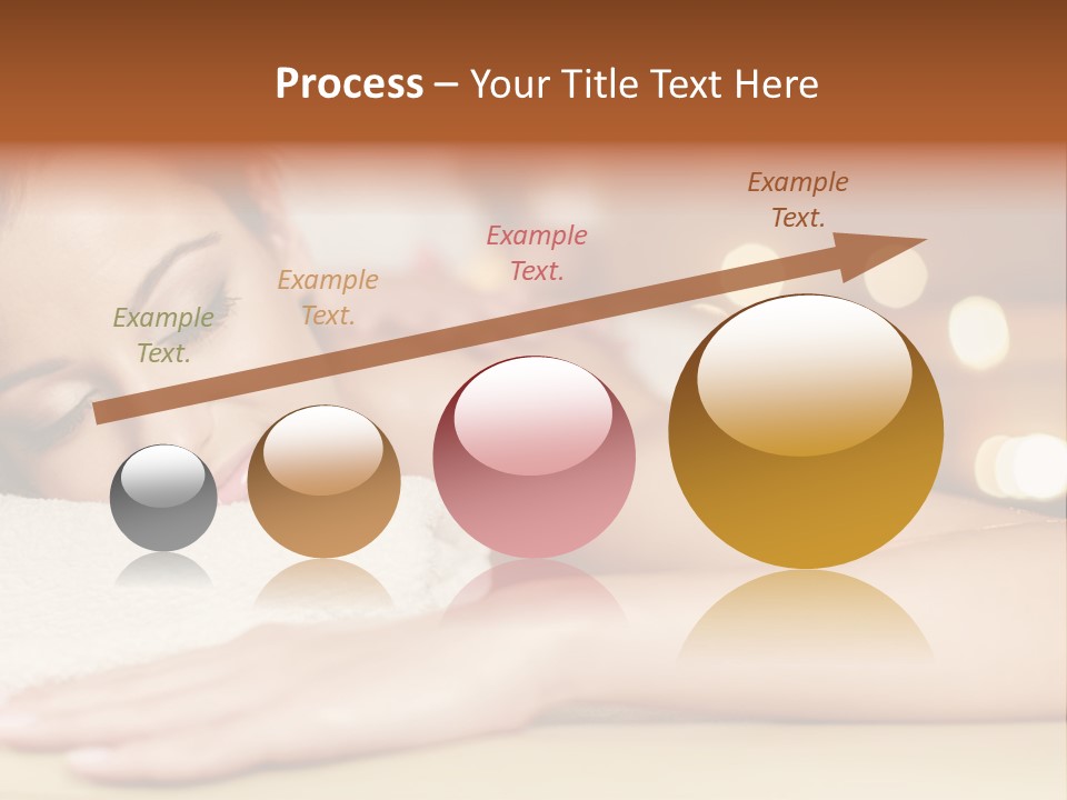 A Woman Getting A Back Massage In A Spa PowerPoint Template