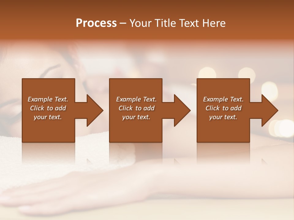 A Woman Getting A Back Massage In A Spa PowerPoint Template