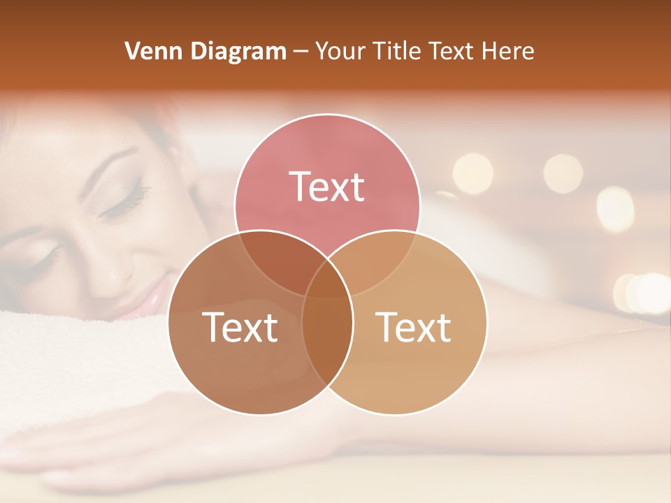 A Woman Getting A Back Massage In A Spa PowerPoint Template