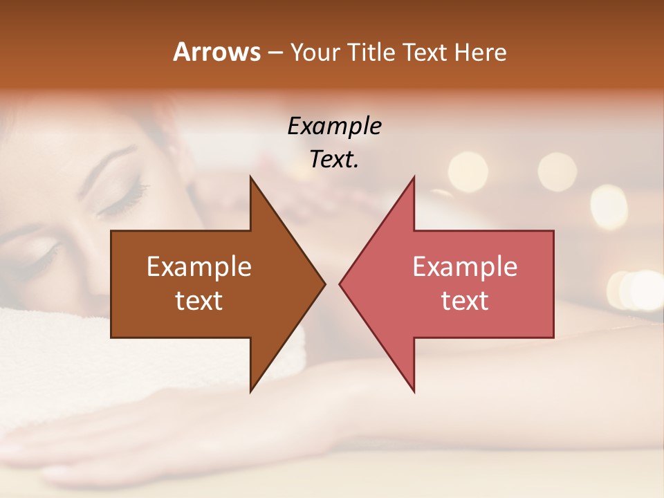 A Woman Getting A Back Massage In A Spa PowerPoint Template