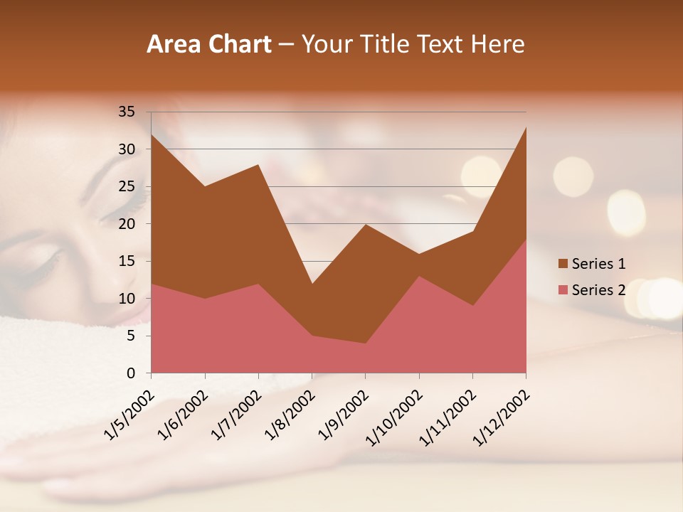 A Woman Getting A Back Massage In A Spa PowerPoint Template