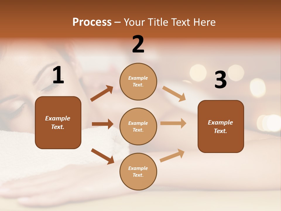 A Woman Getting A Back Massage In A Spa PowerPoint Template