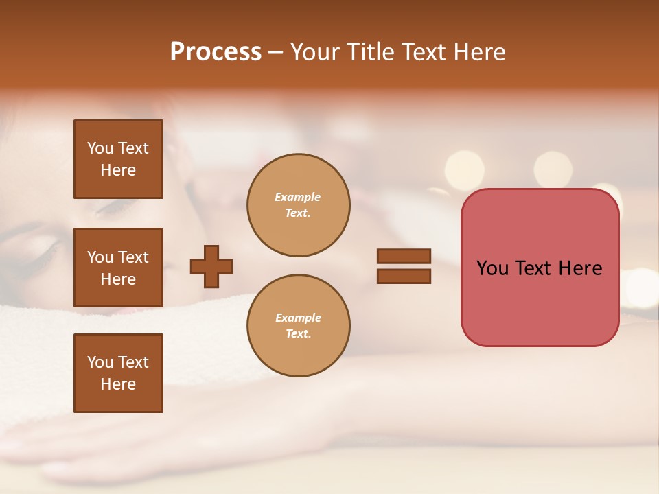 A Woman Getting A Back Massage In A Spa PowerPoint Template