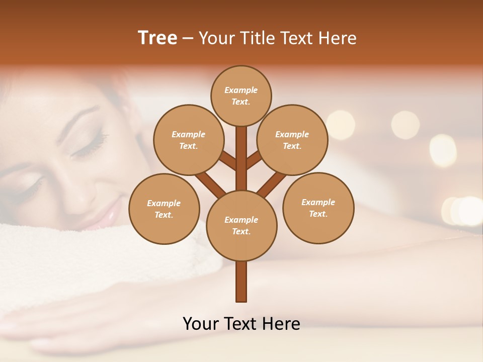 A Woman Getting A Back Massage In A Spa PowerPoint Template