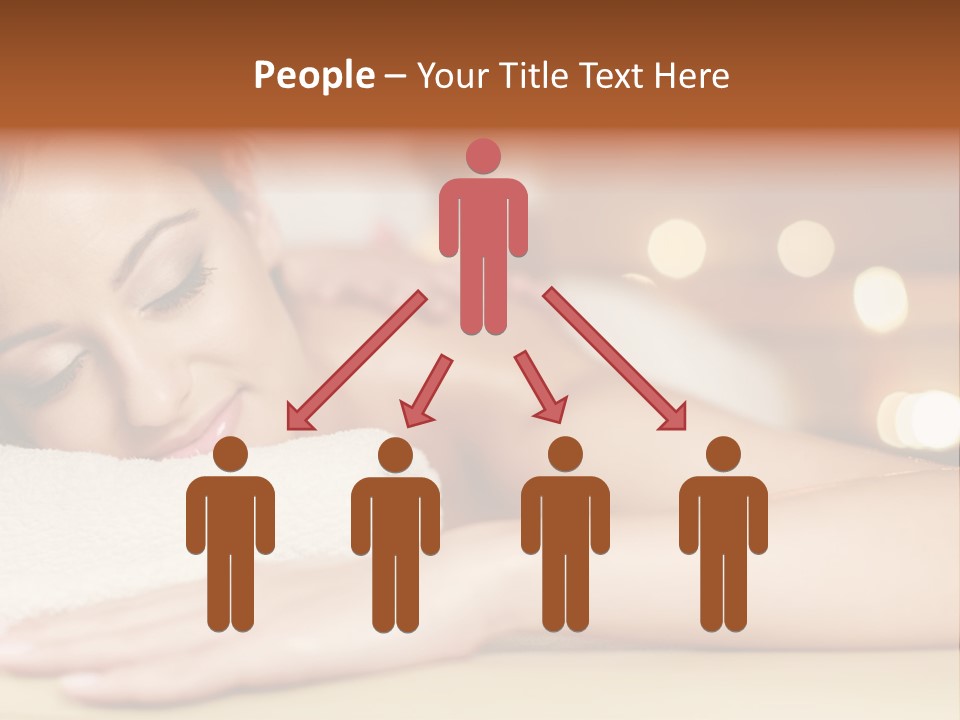 A Woman Getting A Back Massage In A Spa PowerPoint Template