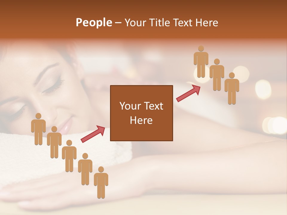 A Woman Getting A Back Massage In A Spa PowerPoint Template