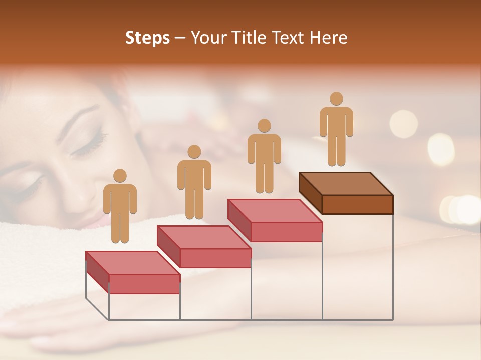 A Woman Getting A Back Massage In A Spa PowerPoint Template