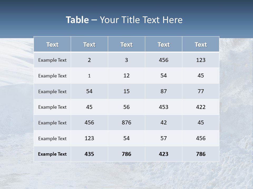 A Snow Plow Is Dumping Snow On A Road PowerPoint Template