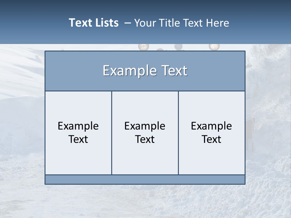 A Snow Plow Is Dumping Snow On A Road PowerPoint Template