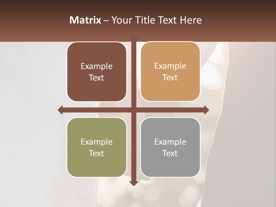 A Couple Holding Hands With The Sun Shining Behind Them PowerPoint Template