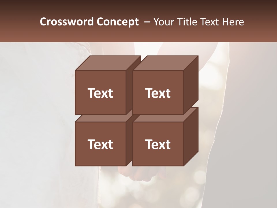 A Couple Holding Hands With The Sun Shining Behind Them PowerPoint Template