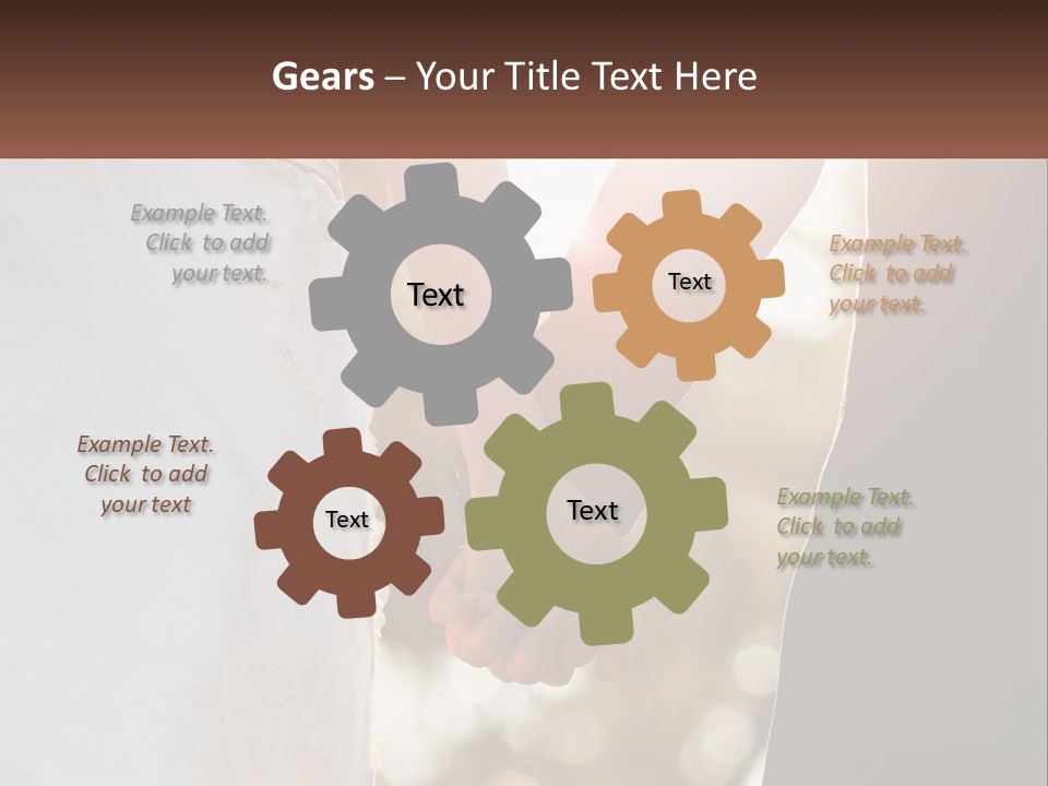 A Couple Holding Hands With The Sun Shining Behind Them PowerPoint Template