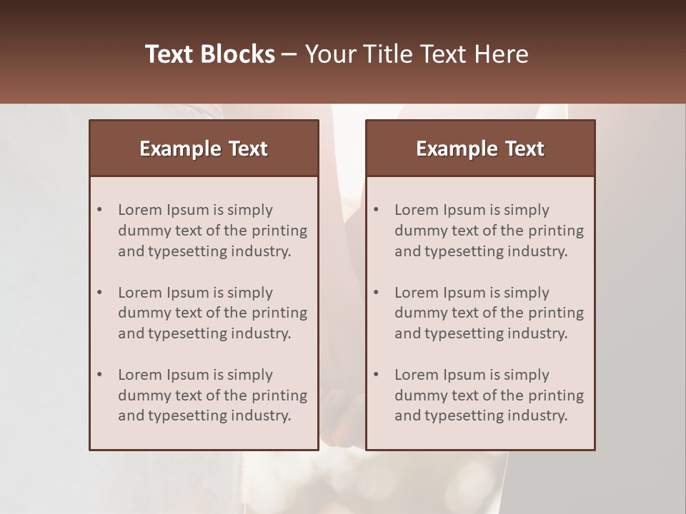 A Couple Holding Hands With The Sun Shining Behind Them PowerPoint Template