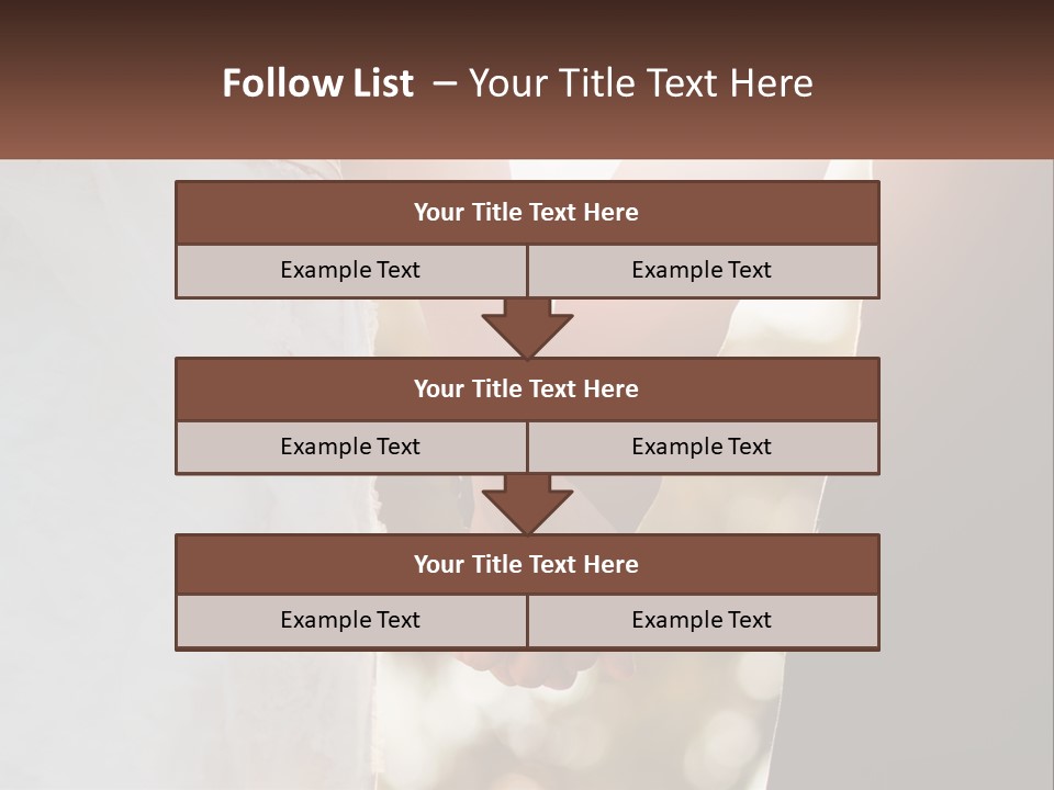 A Couple Holding Hands With The Sun Shining Behind Them PowerPoint Template