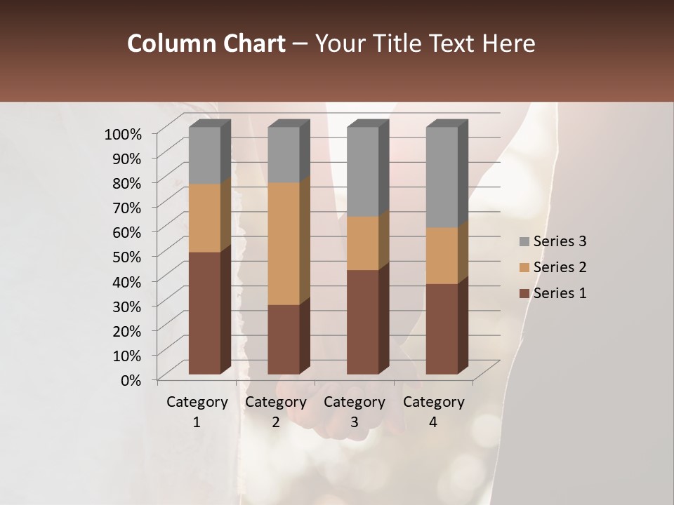 A Couple Holding Hands With The Sun Shining Behind Them PowerPoint Template