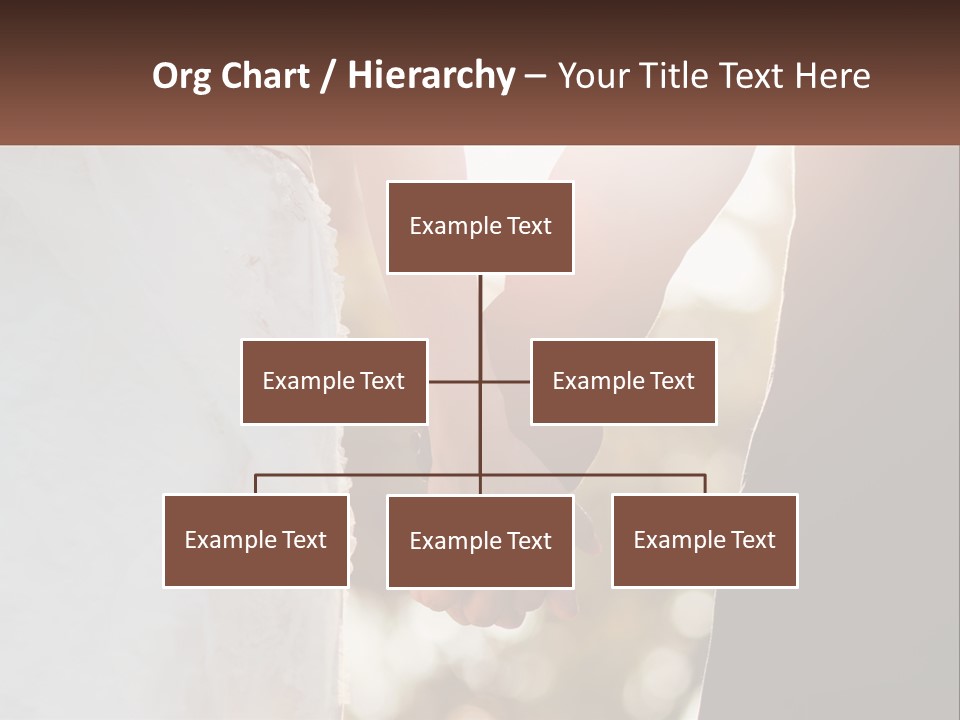 A Couple Holding Hands With The Sun Shining Behind Them PowerPoint Template
