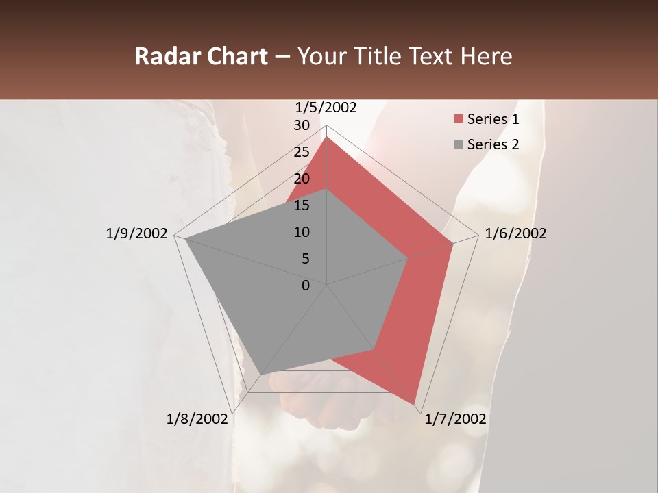 A Couple Holding Hands With The Sun Shining Behind Them PowerPoint Template