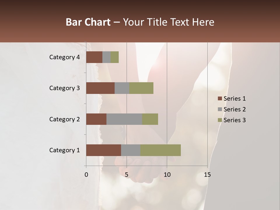A Couple Holding Hands With The Sun Shining Behind Them PowerPoint Template
