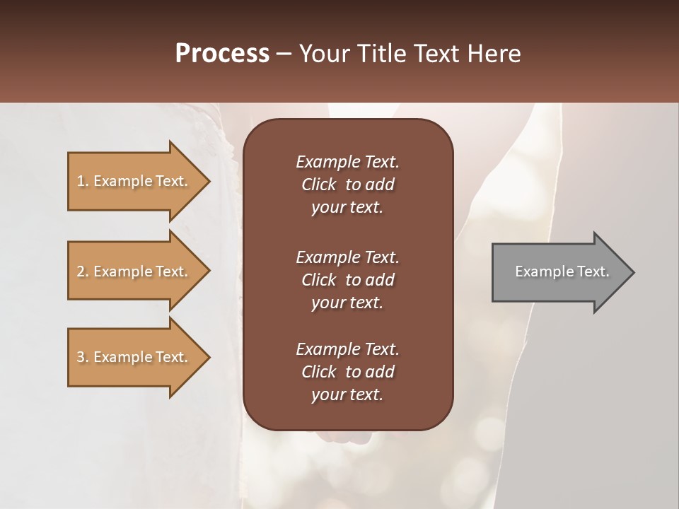 A Couple Holding Hands With The Sun Shining Behind Them PowerPoint Template