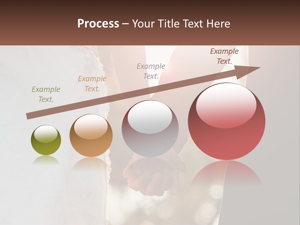 A Couple Holding Hands With The Sun Shining Behind Them PowerPoint Template