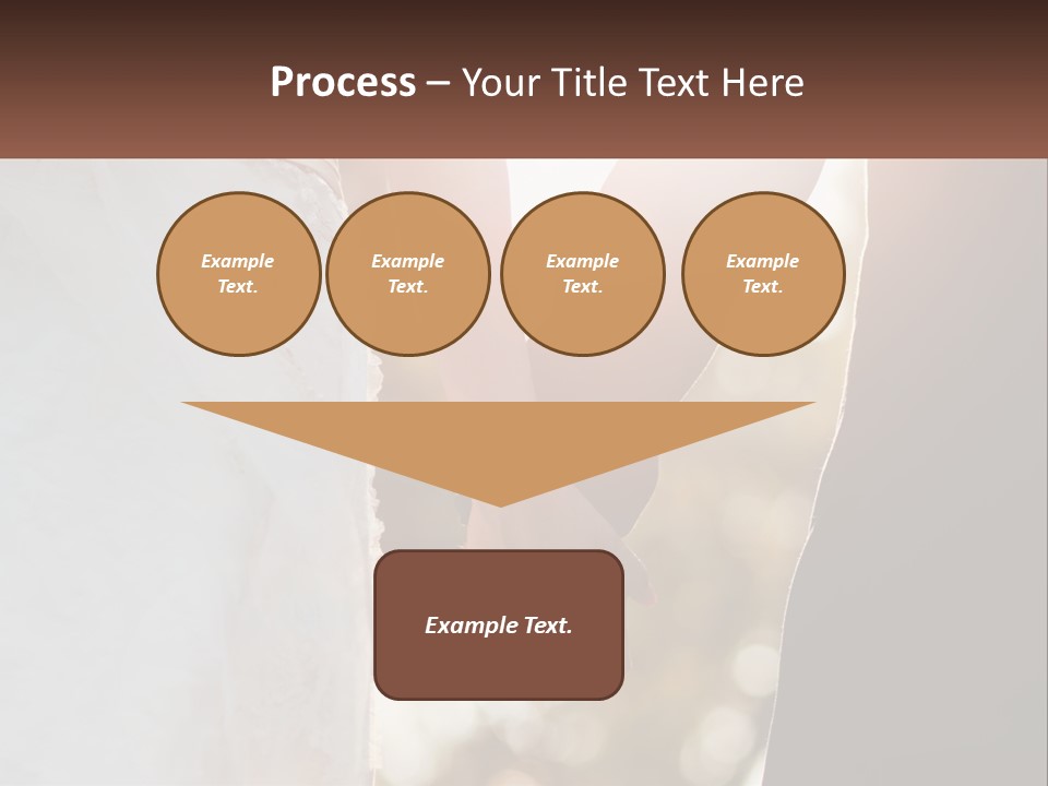 A Couple Holding Hands With The Sun Shining Behind Them PowerPoint Template