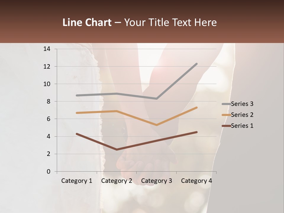 A Couple Holding Hands With The Sun Shining Behind Them PowerPoint Template