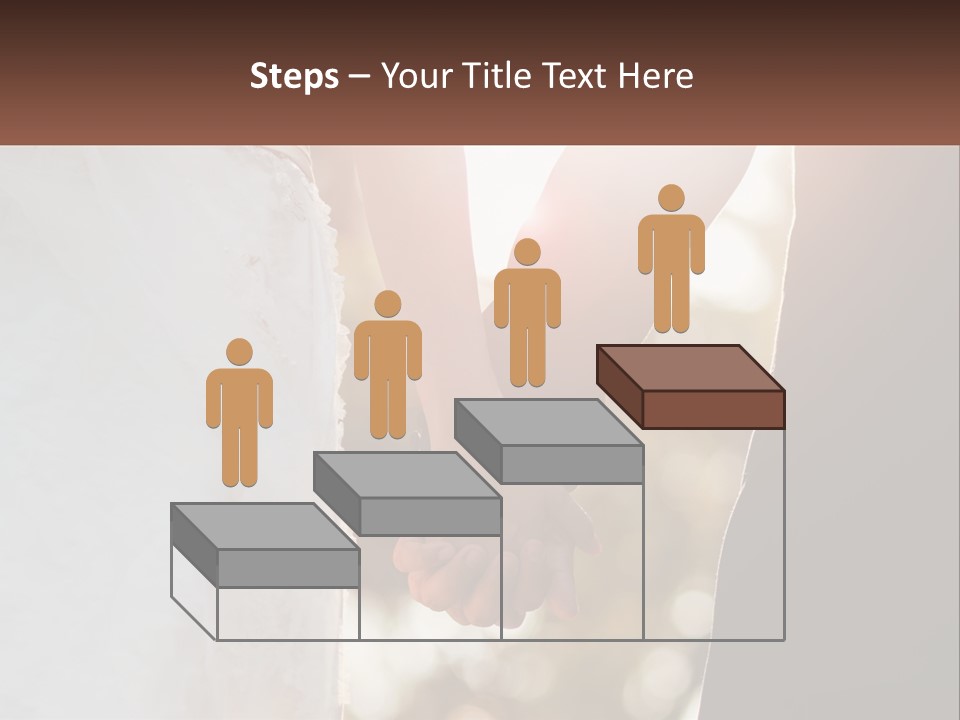 A Couple Holding Hands With The Sun Shining Behind Them PowerPoint Template