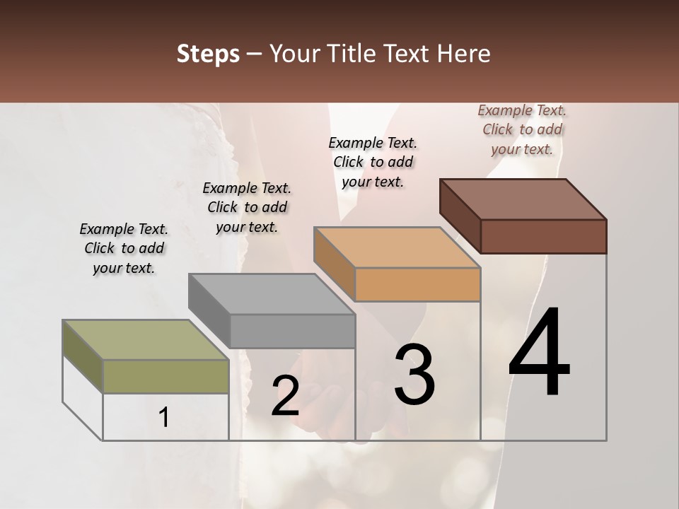 A Couple Holding Hands With The Sun Shining Behind Them PowerPoint Template