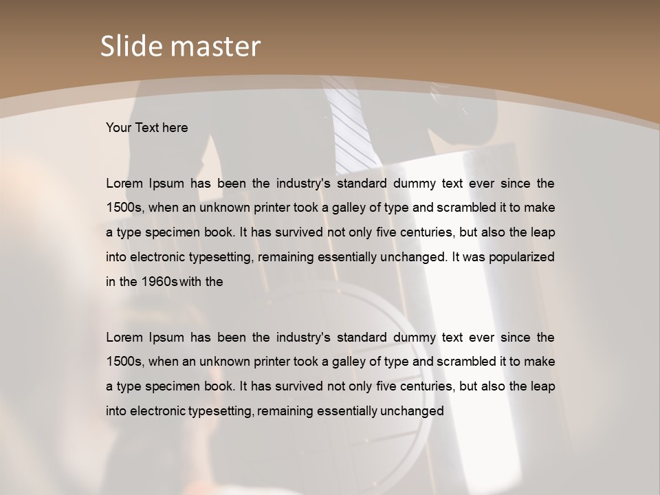 A Man Giving A Presentation To A Group Of People PowerPoint Template