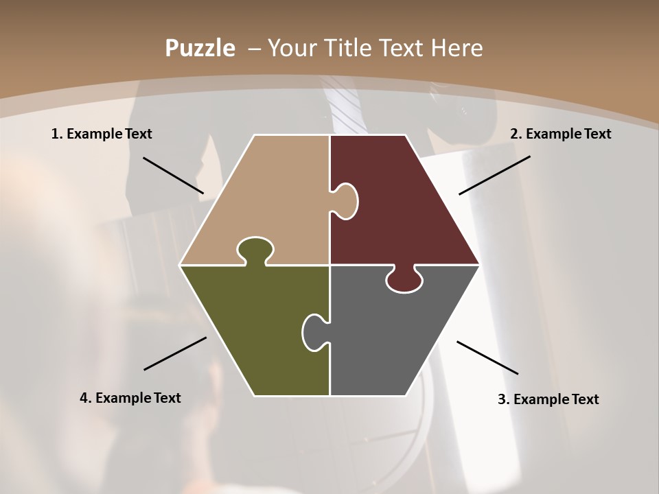 A Man Giving A Presentation To A Group Of People PowerPoint Template