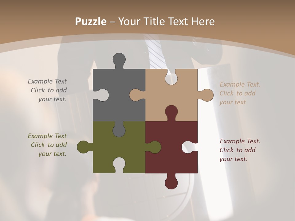 A Man Giving A Presentation To A Group Of People PowerPoint Template