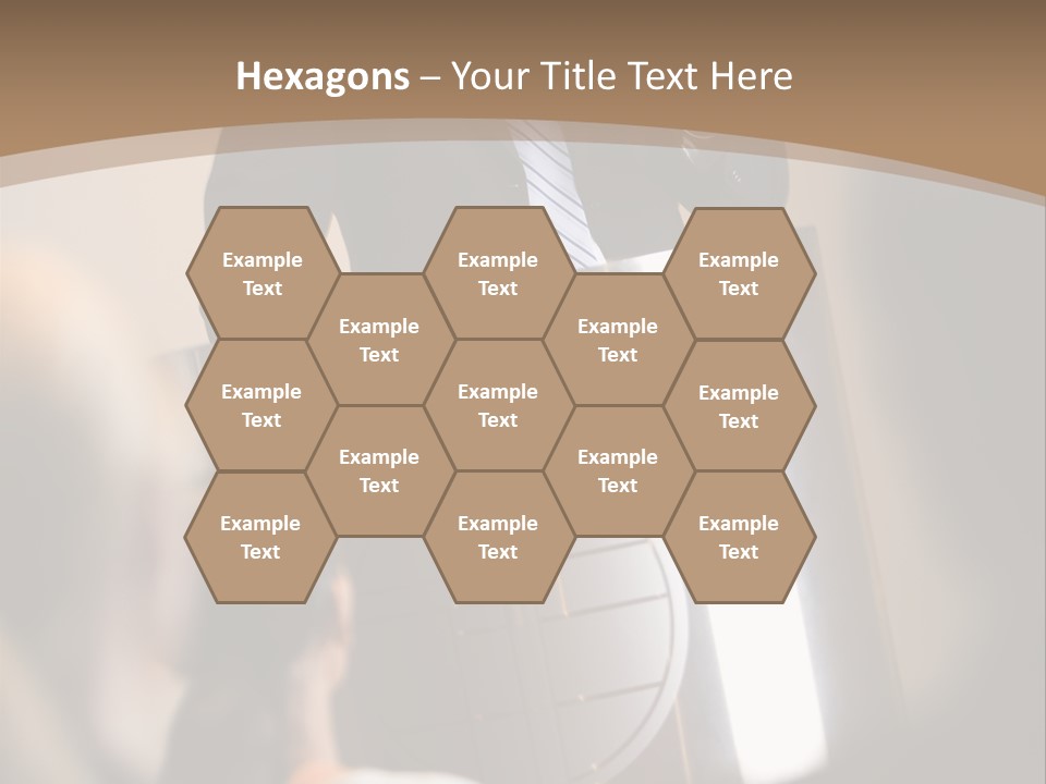 A Man Giving A Presentation To A Group Of People PowerPoint Template