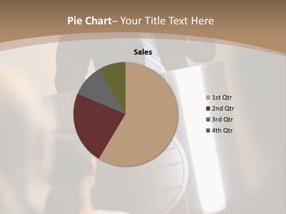 A Man Giving A Presentation To A Group Of People PowerPoint Template
