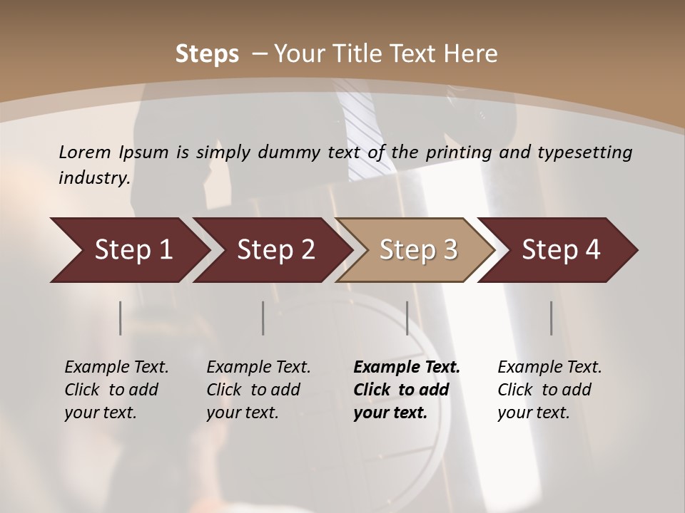 A Man Giving A Presentation To A Group Of People PowerPoint Template