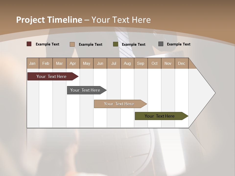 A Man Giving A Presentation To A Group Of People PowerPoint Template