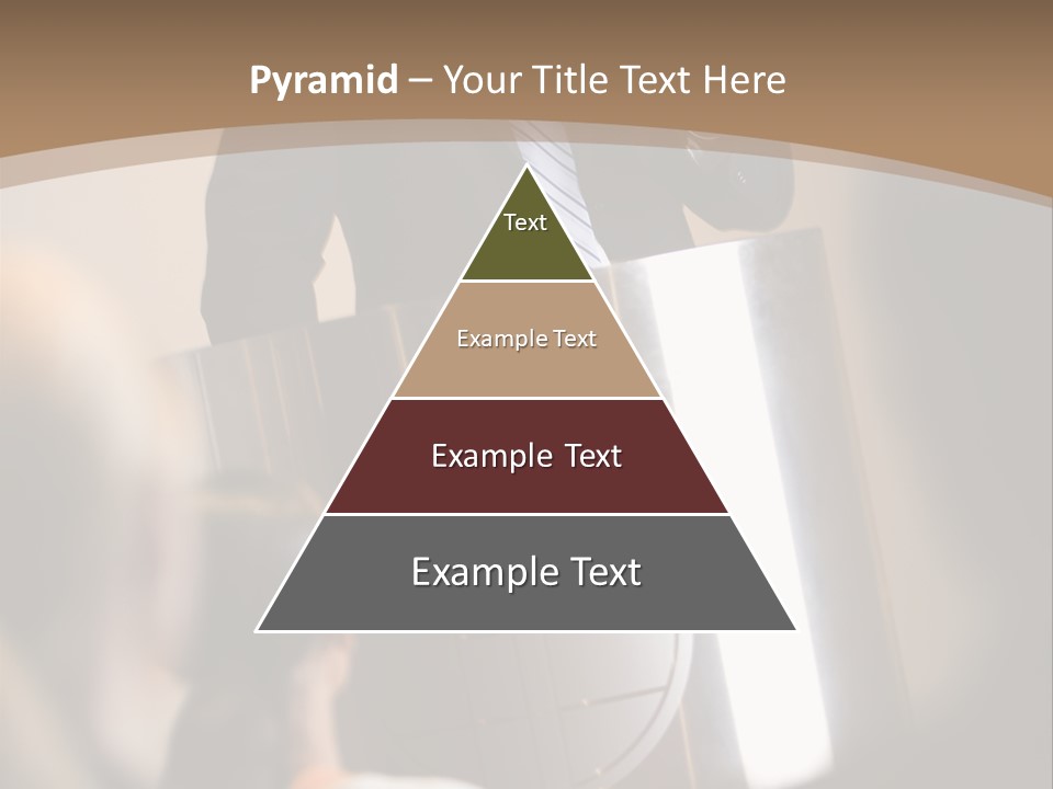 A Man Giving A Presentation To A Group Of People PowerPoint Template