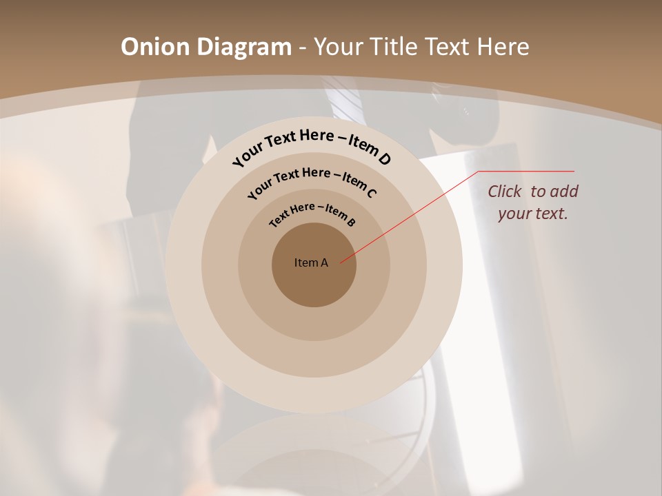 A Man Giving A Presentation To A Group Of People PowerPoint Template