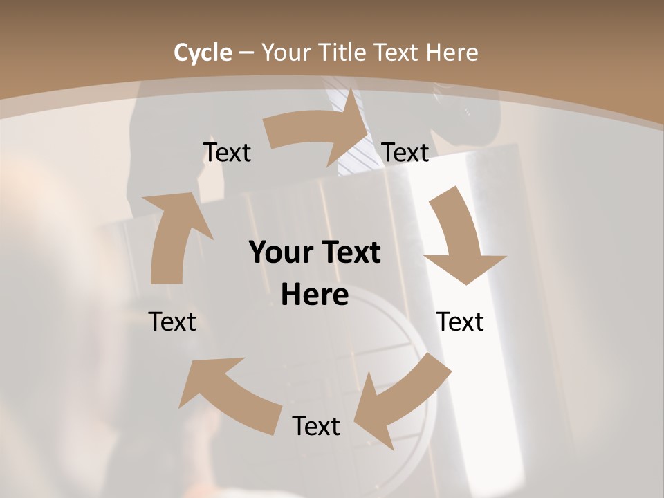 A Man Giving A Presentation To A Group Of People PowerPoint Template