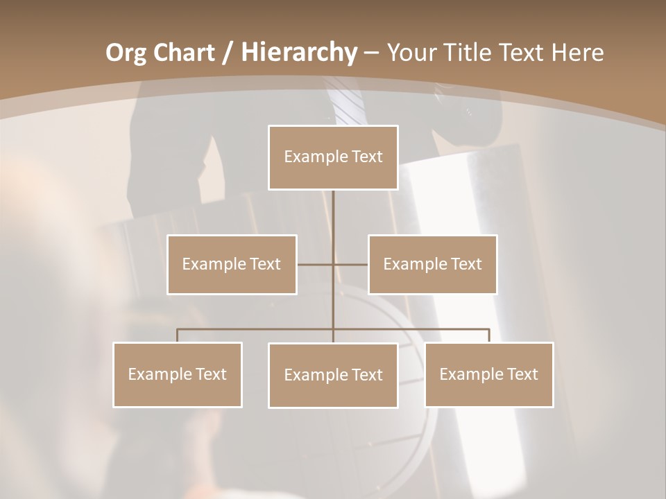 A Man Giving A Presentation To A Group Of People PowerPoint Template