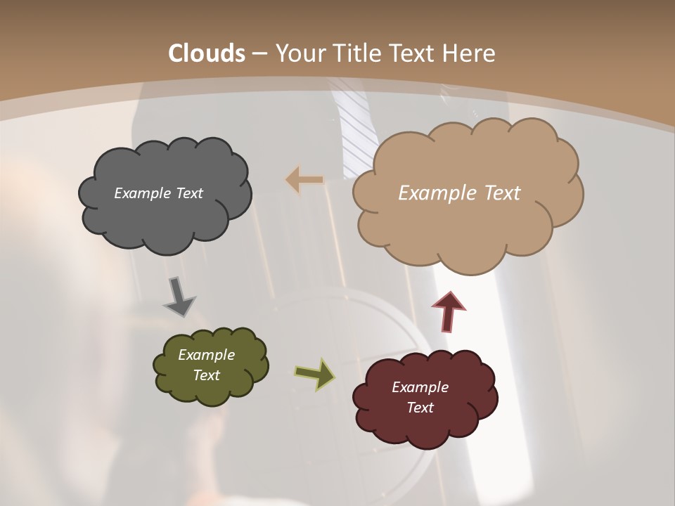 A Man Giving A Presentation To A Group Of People PowerPoint Template