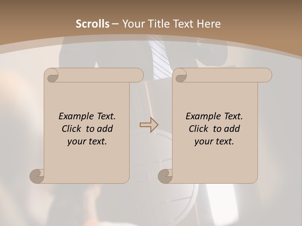 A Man Giving A Presentation To A Group Of People PowerPoint Template
