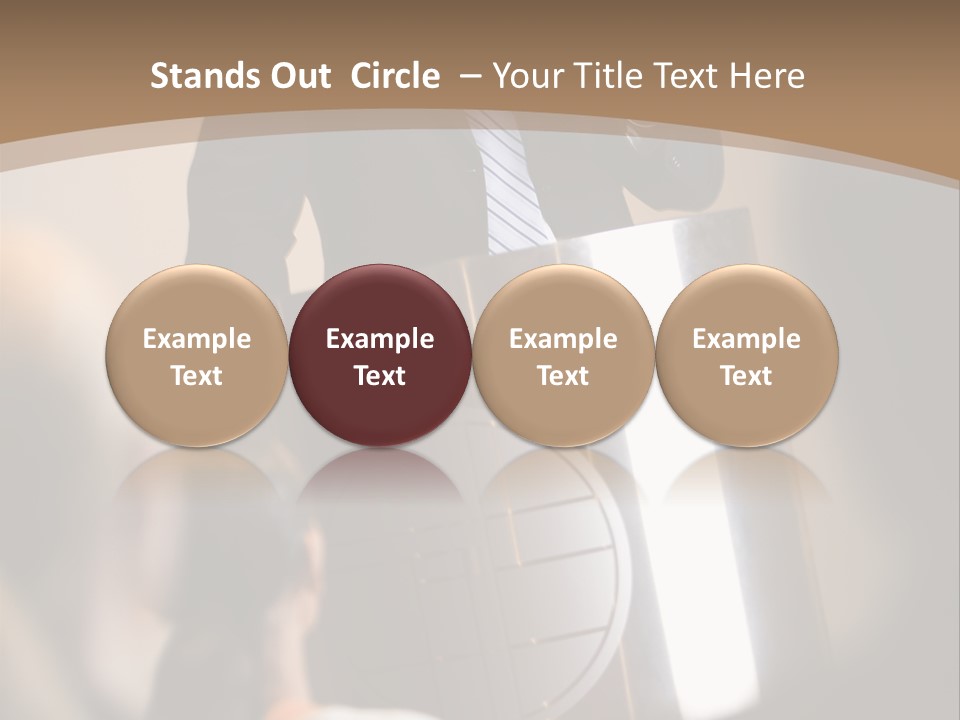 A Man Giving A Presentation To A Group Of People PowerPoint Template