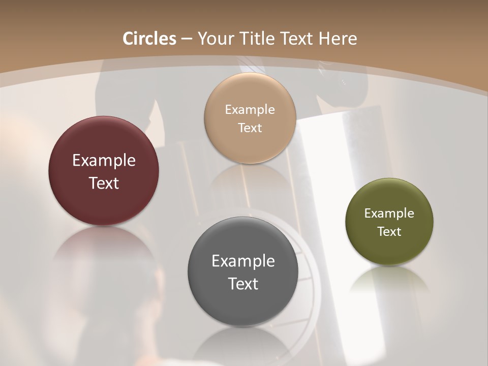 A Man Giving A Presentation To A Group Of People PowerPoint Template