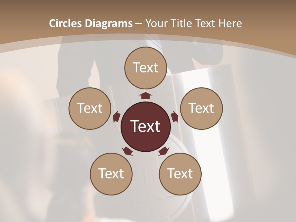 A Man Giving A Presentation To A Group Of People PowerPoint Template