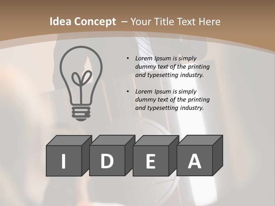 A Man Giving A Presentation To A Group Of People PowerPoint Template